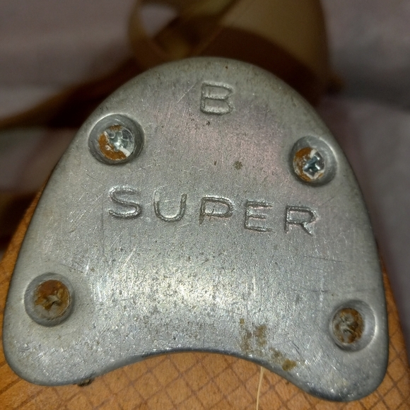 Designs for Dance Shoes Beige Tap Dancing Mary Jane Heels Size 3.5M - Picture 7 of 8